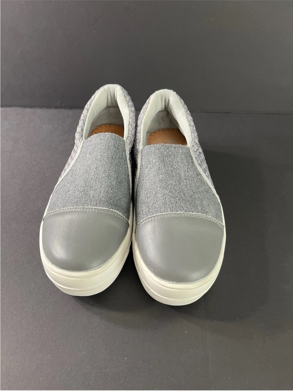 Bernie Mev New York Slip On Casual Sneaker Grey Walking Shoe